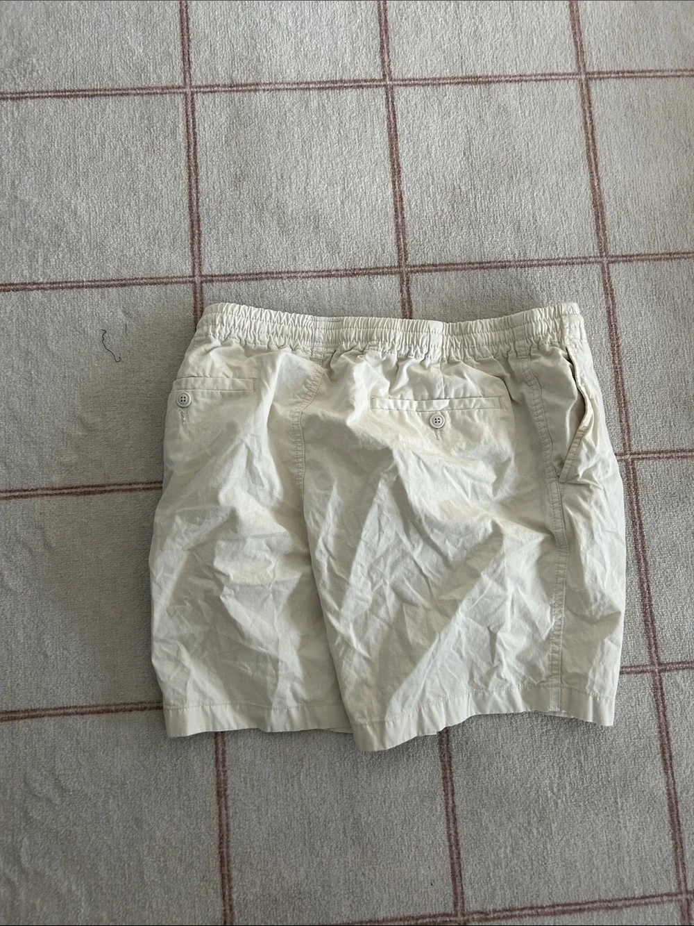J. Crew Light Cream Athletic Shorts